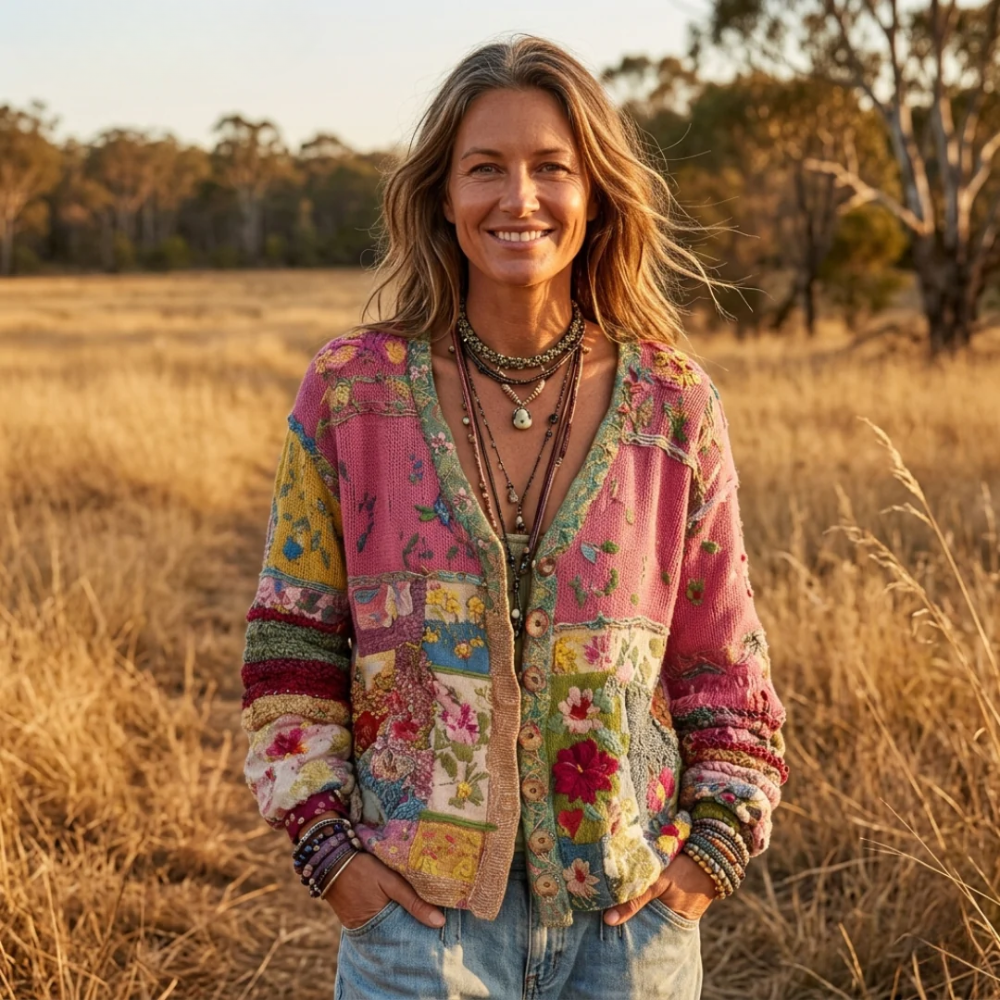 Milla™ Boho Pletená Bunda