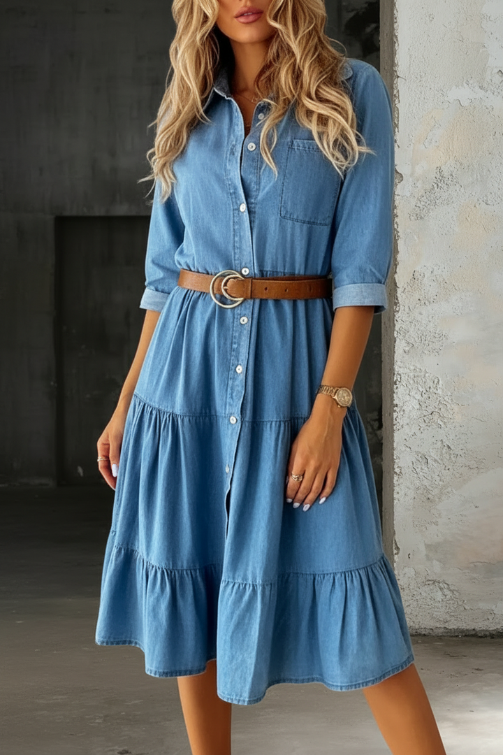 Barbora | Ležérně elegantní džínové šaty