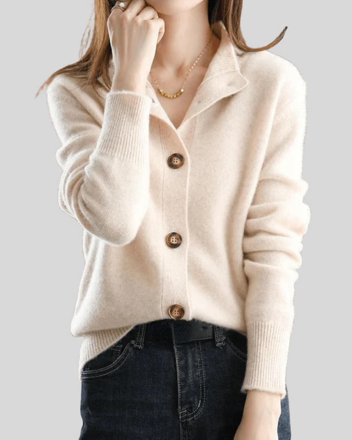 Luna | Retro-stylový kašmírový vest