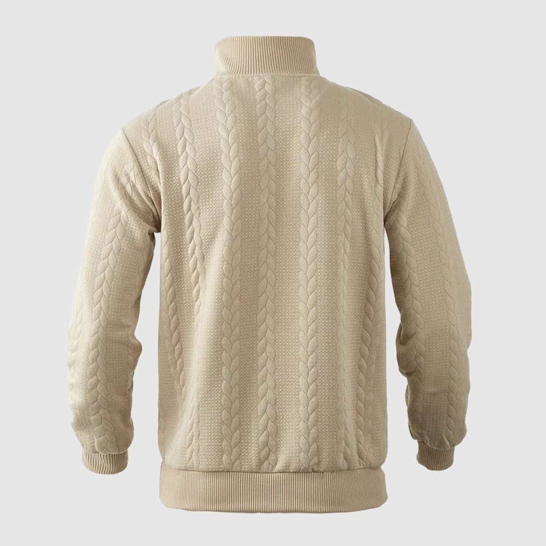 Valentýn | Prémiový svetr se čtvrt zipem