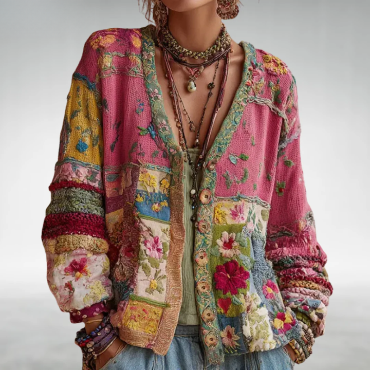 Milla™ Boho Pletená Bunda