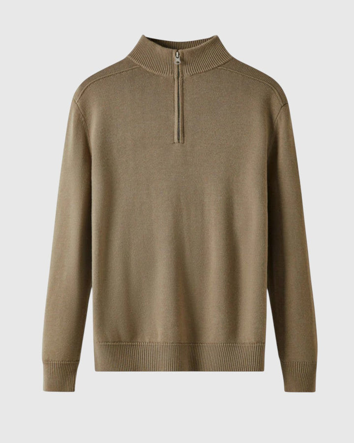 Eugen | Merino svetr se zipem Capri