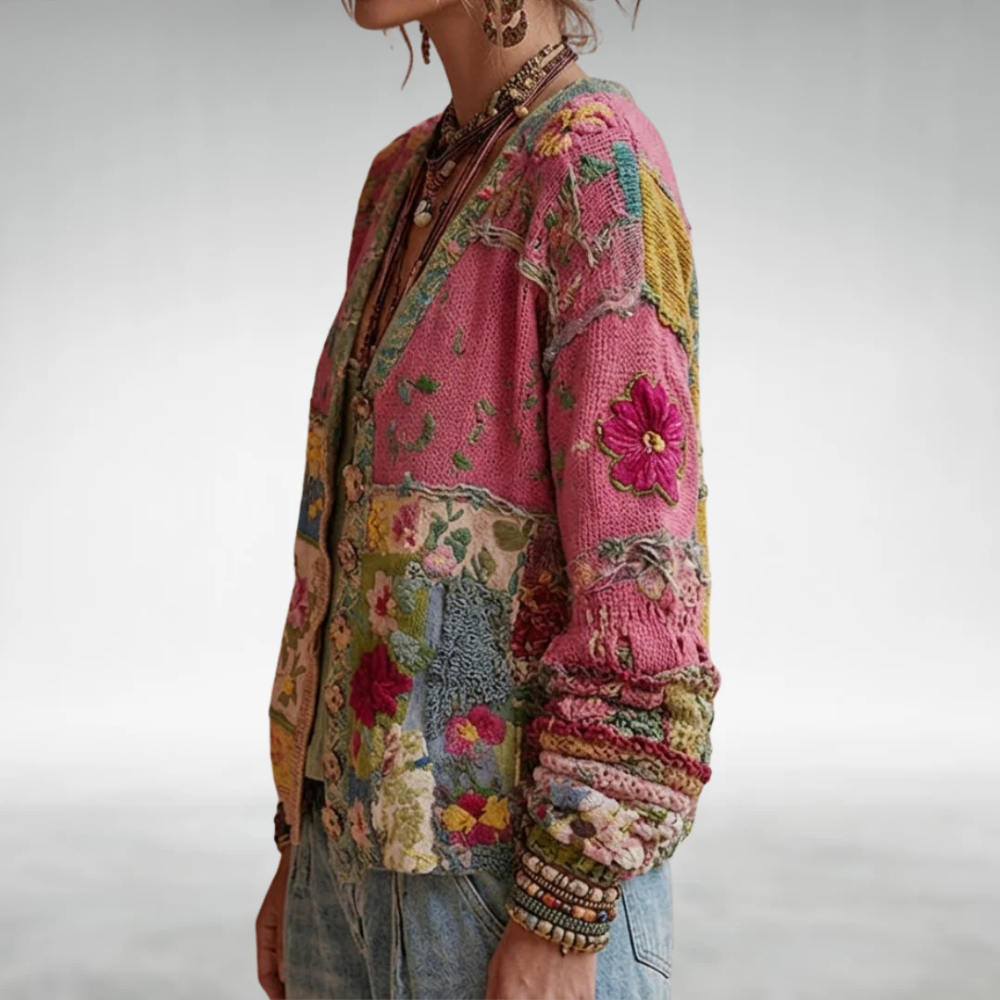 Milla™ Boho Pletená Bunda