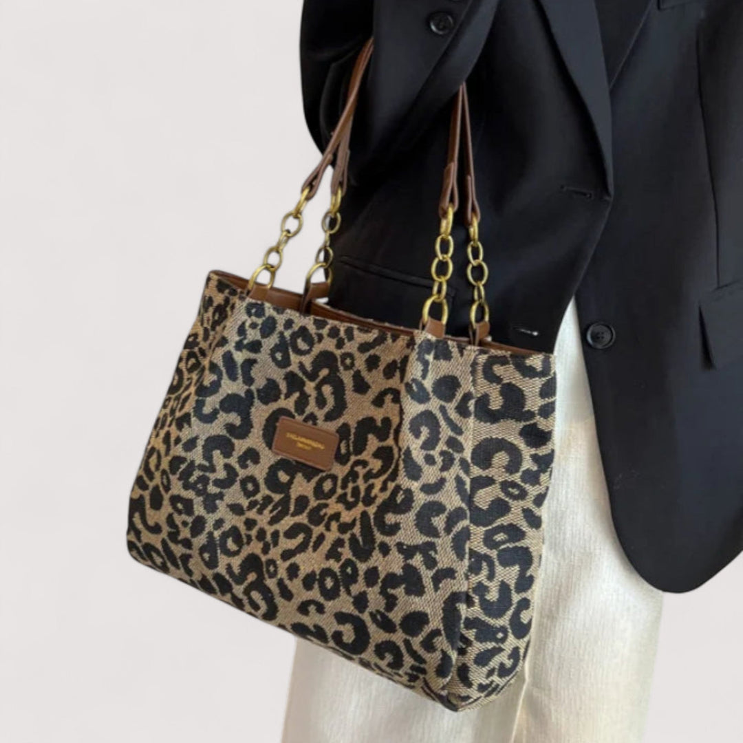 Lévrier – Nákupní taška s leopardím potiskem