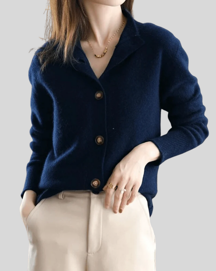 Luna | Retro-stylový kašmírový vest