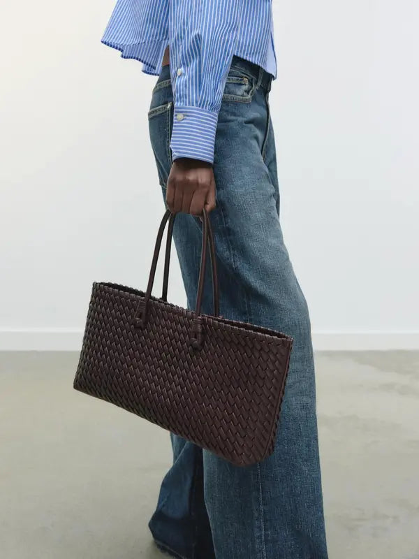 LINDSAY™ - Elegantní tkaná taška na každodenní použití