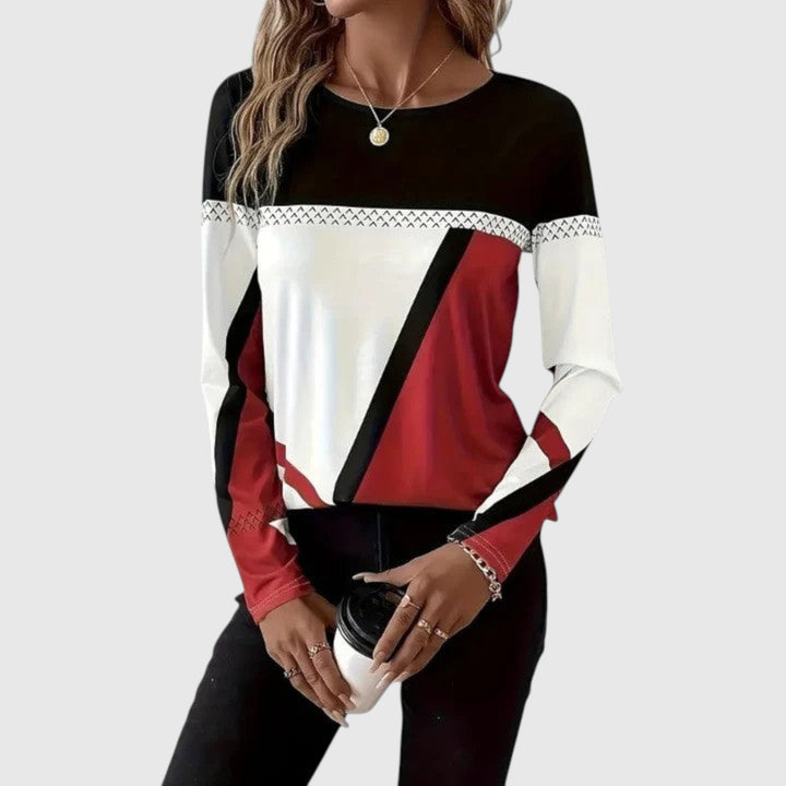 Avril - Trendy a moderní grafický svetr