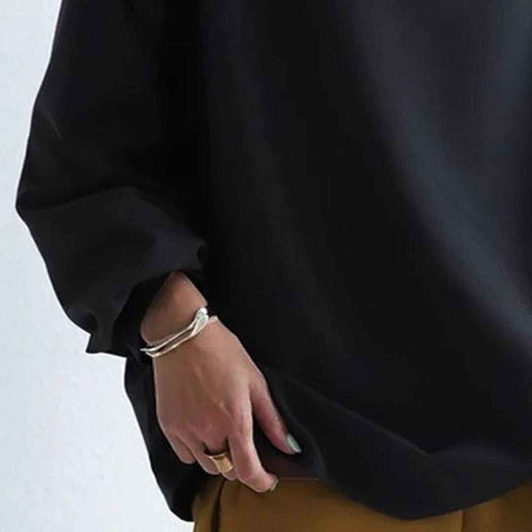 Nora | Stylový casual top s vysokým límcem