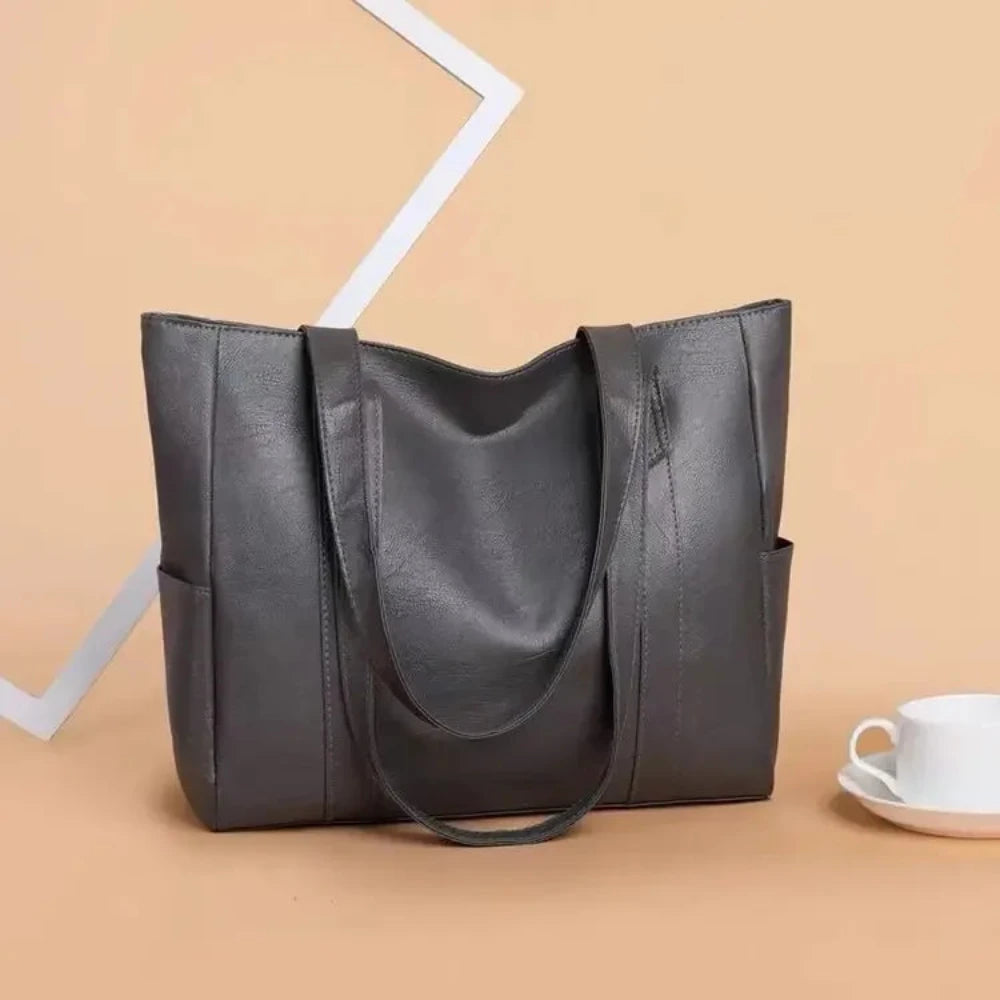Susan - Minimalistická luxusní kožená taška přes rameno