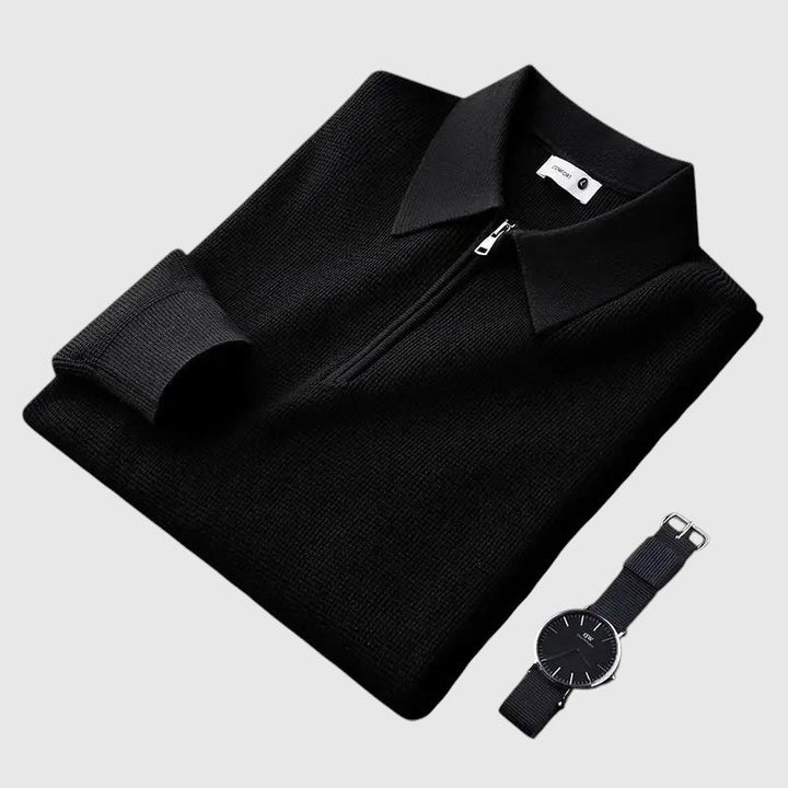 Aleš | Elegantní svetr se zipem