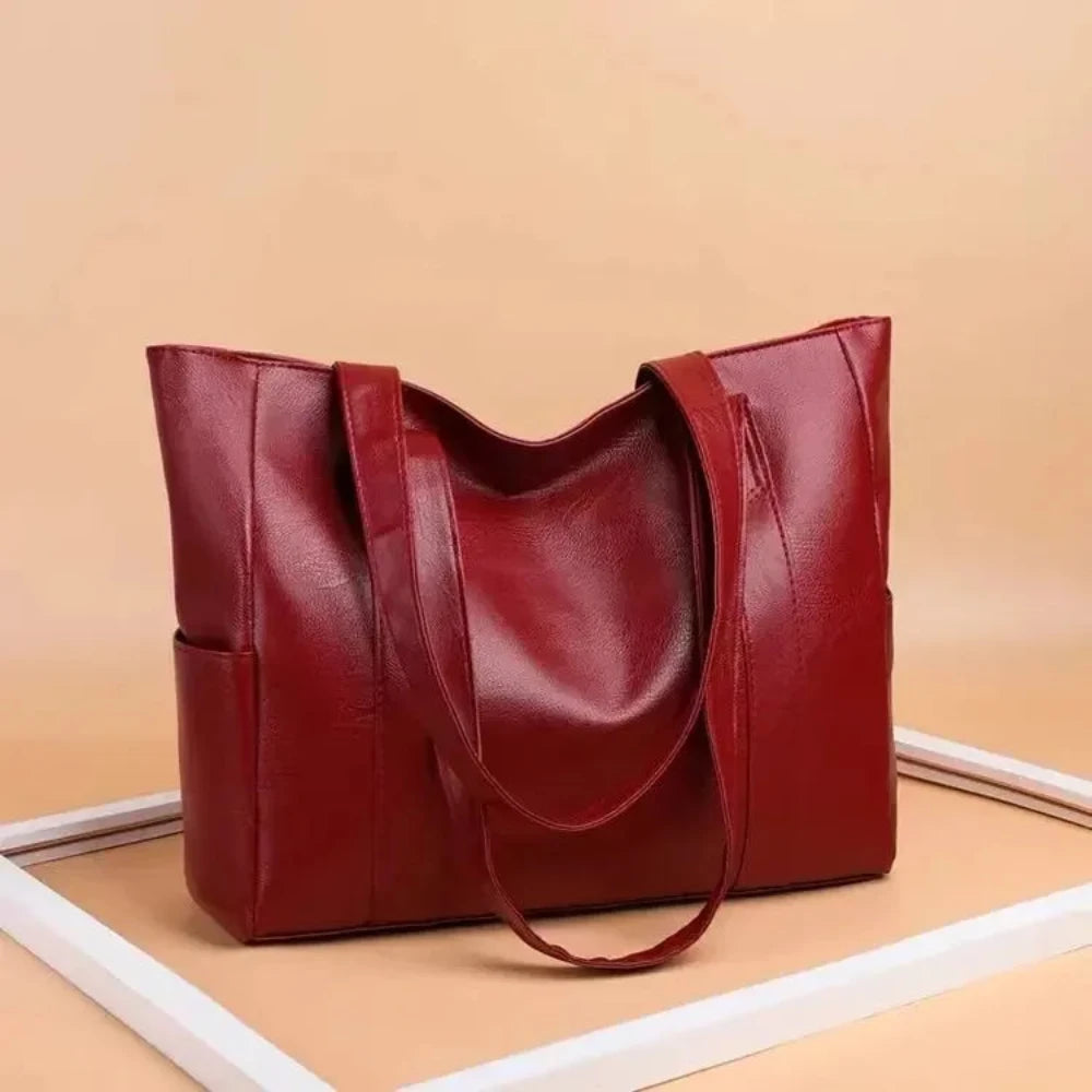 Susan - Minimalistická luxusní kožená taška přes rameno