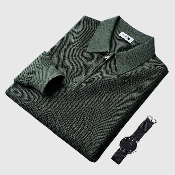 Aleš | Elegantní svetr se zipem