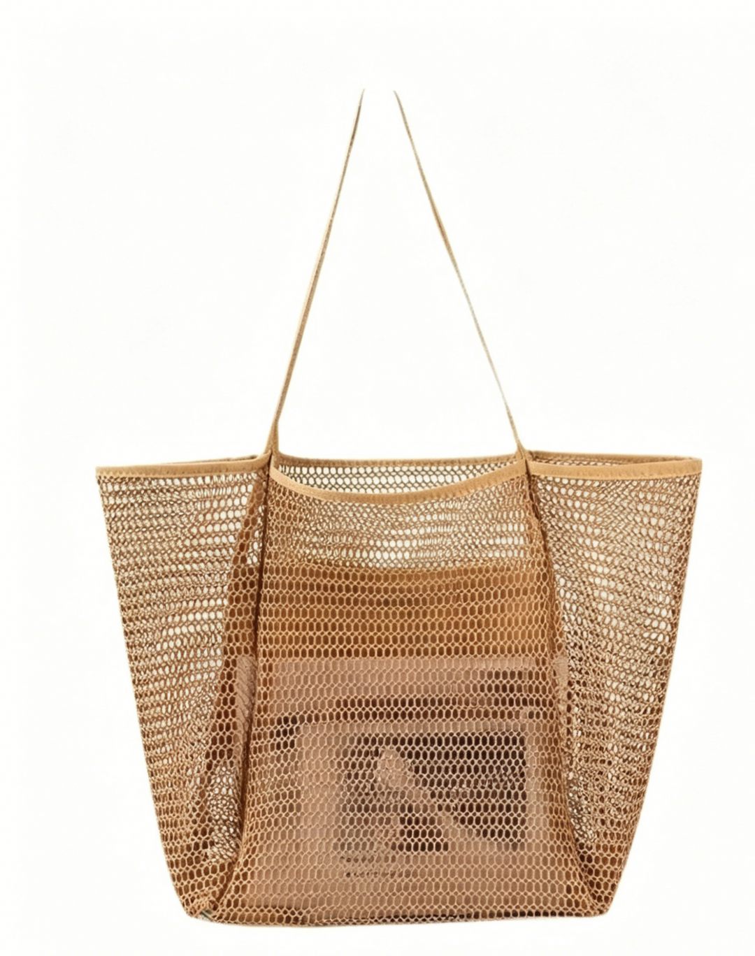 Boho velká kapacita síťová plážová taška
