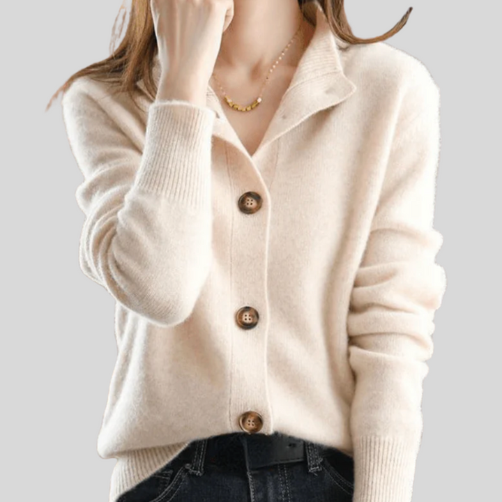 Luna | Retro-stylový kašmírový vest