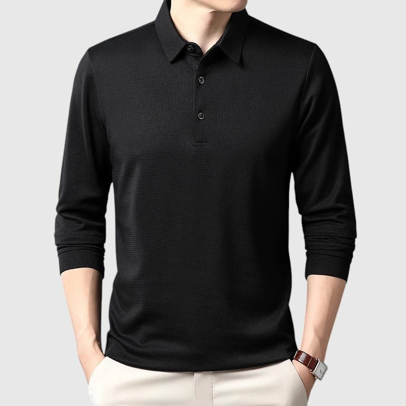 Leoš | Elegantní polokošile s dlouhým rukávem