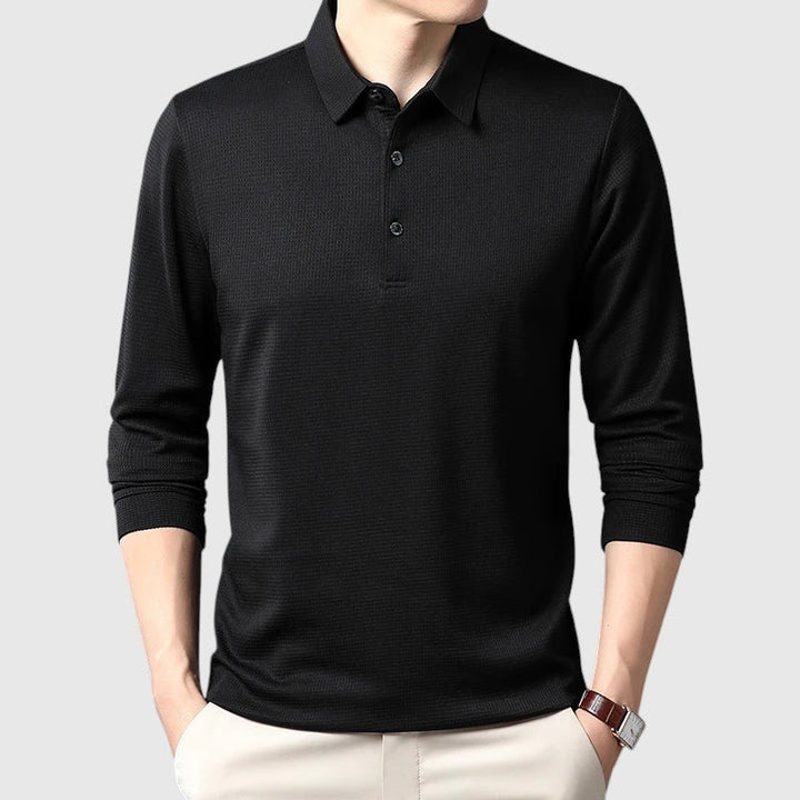 Leoš | Elegantní polokošile s dlouhým rukávem