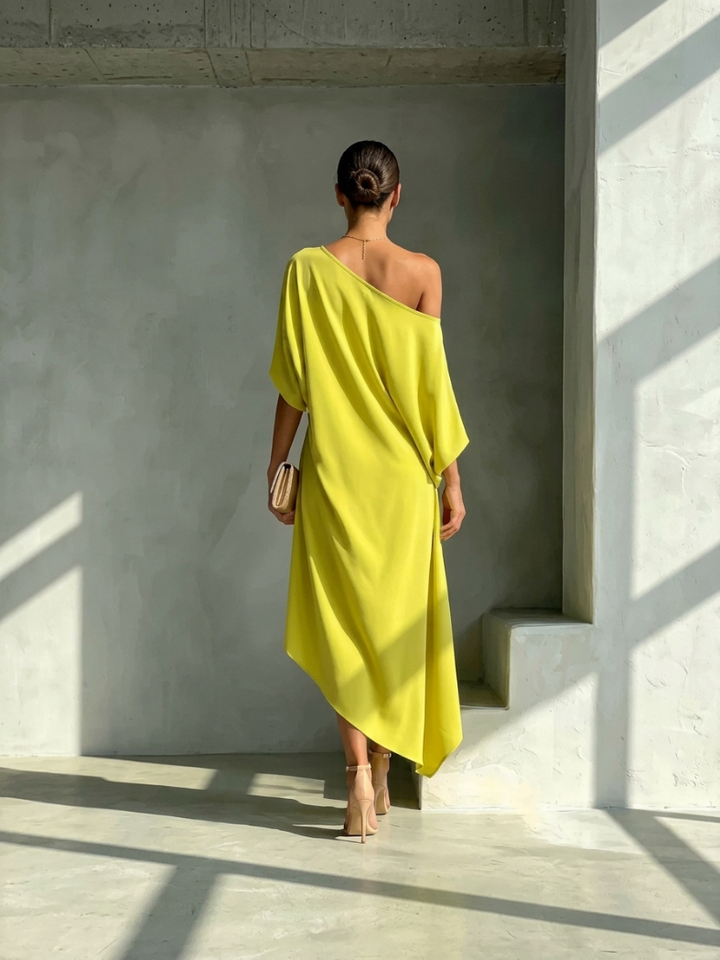 Kamila | Elegantní asymetrické šaty