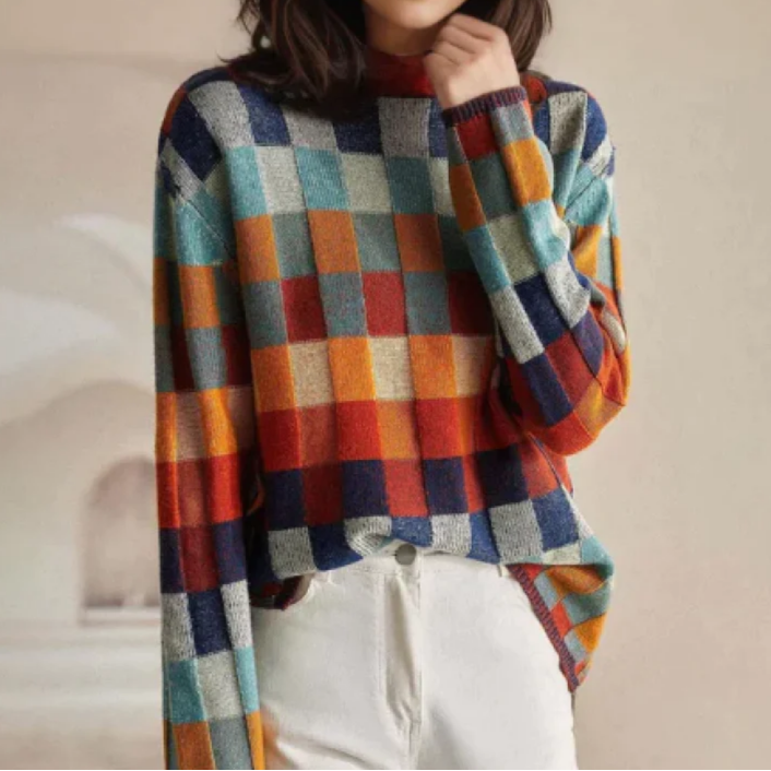Heleen | Pohodlný svetr inspirovaný vintage