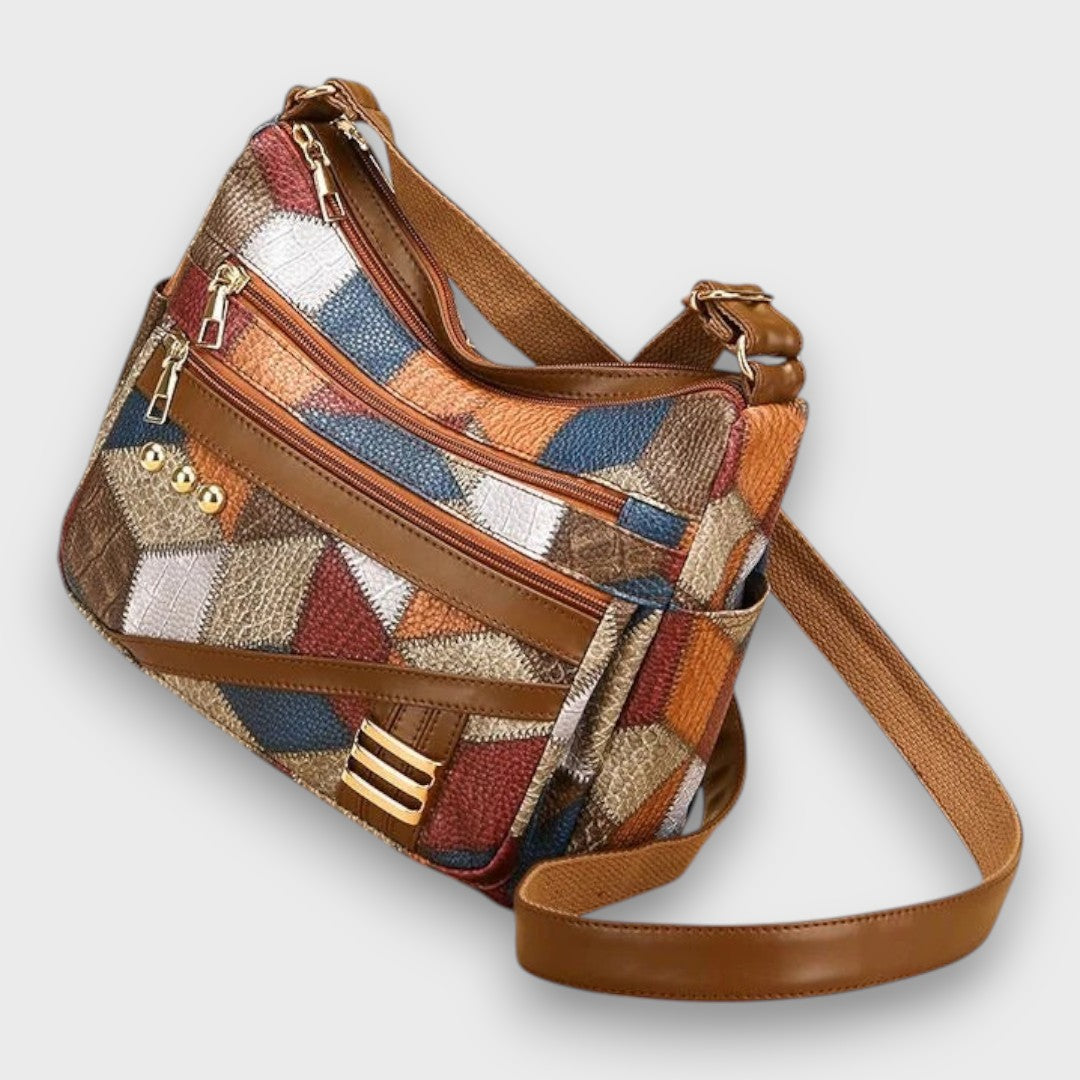 Maria – Patchwork Kožená Kabelka