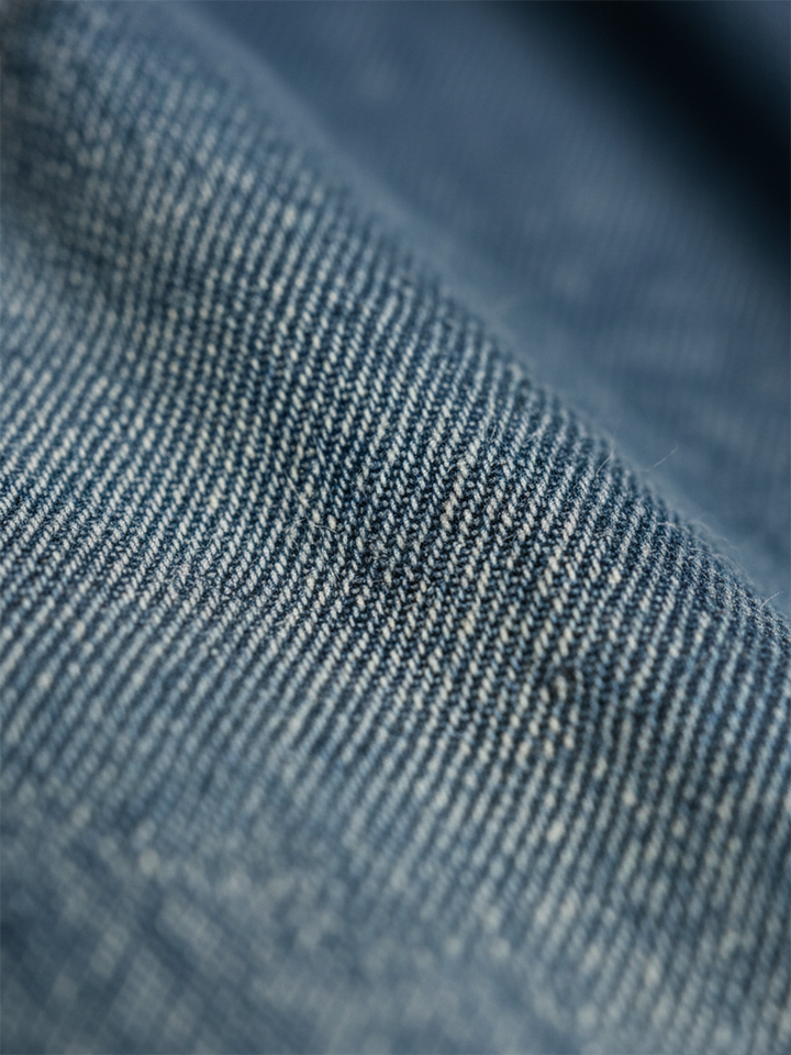 Kamila - Maxi šaty z opraného vintage denimu