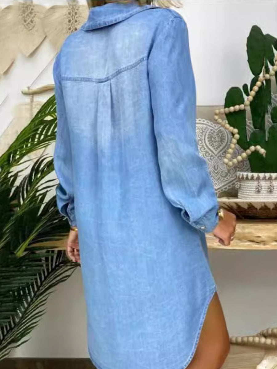 Dana | Ležérně elegantní džínové košilové šaty